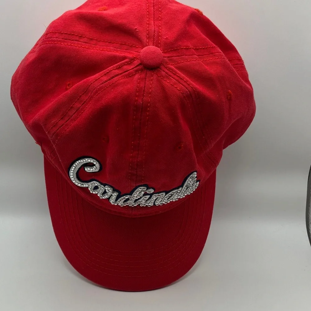 Cardinals Embroidered Cap with Sparkles